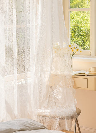 Voilage Dentelle Salon Vintage
