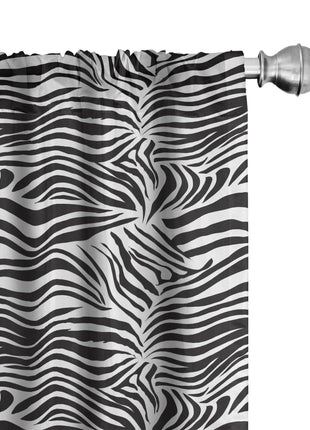 Rideau Gris Motif Zebre
