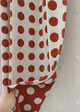 Rideau avec motifs rond