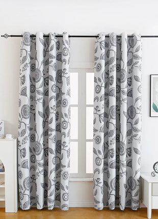 Rideau Blanc Motifs Moderne
