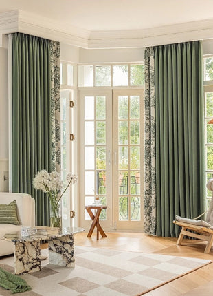 Rideau Motif Vert