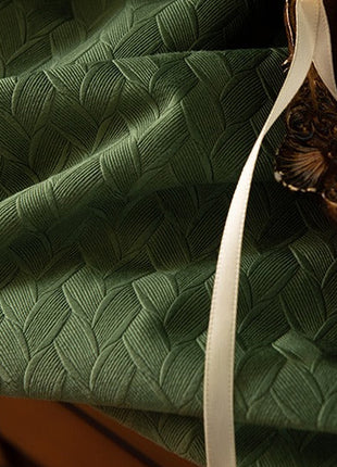 Rideau Vert Sapin Salon