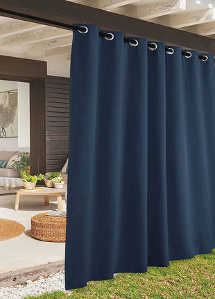 Rideau Extérieur Imperméable Bleu