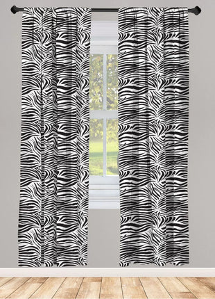 Rideau Gris Motif Zebre