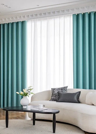 Rideau Bleu Turquoise
