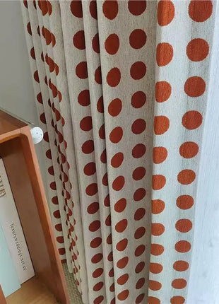 Rideau avec motifs rond