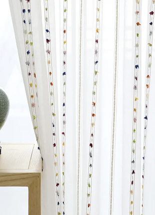 Voilage Rayures Colorés