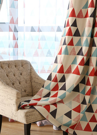 Rideau Motif Geometrique