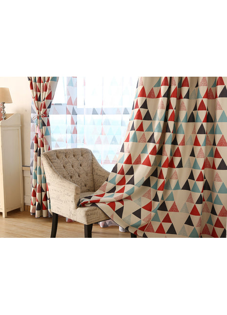 Rideau Motif Geometrique