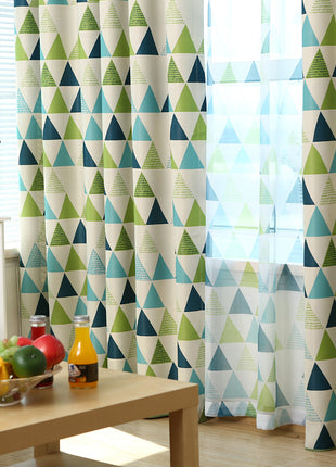 Rideau Motif Geometrique