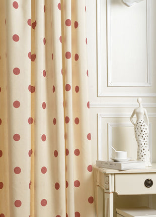 Rideau avec motifs rond