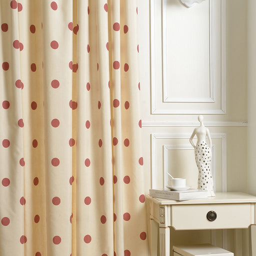 Rideau avec motifs rond