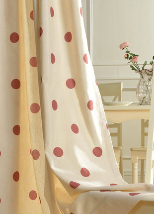 Rideau avec motifs rond