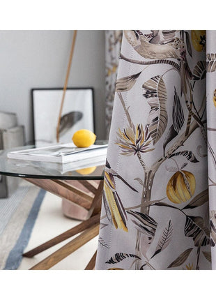 Double Rideaux Fleuris