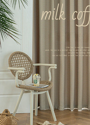 Rideau Beige Epais Salon