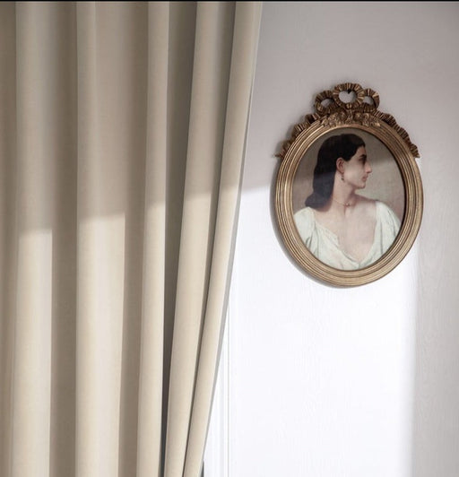 Rideau Beige Velours