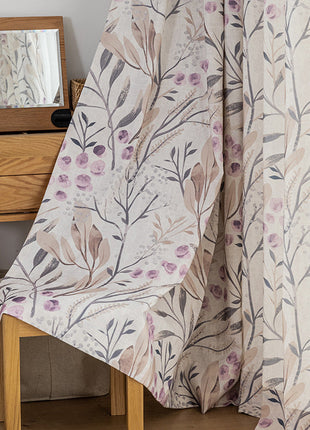 Rideau Blanc Motifs Provençaux