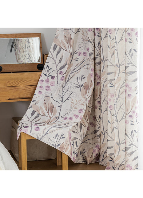 Rideau Blanc Motifs Provençaux