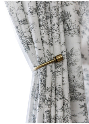 Rideau Blanc et Noir