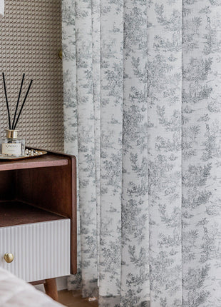 Rideau Blanc et Noir