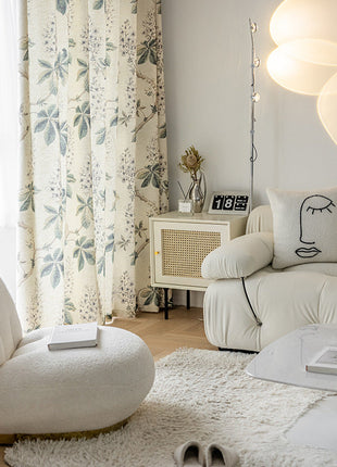 Rideau Elegant a Feuilles