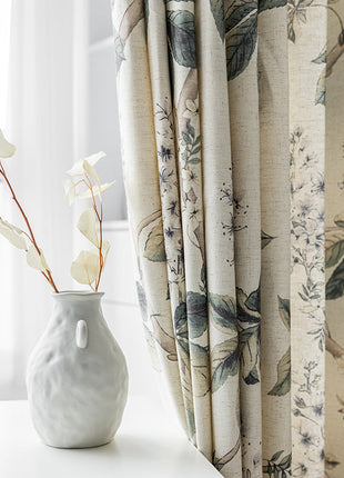 Rideau Elegant a Feuilles