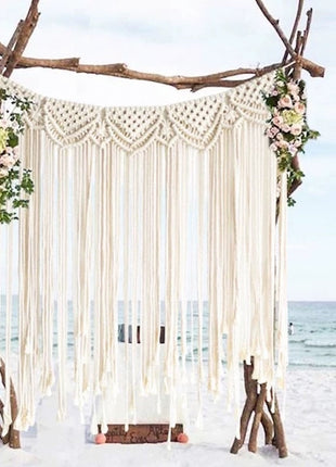 Rideau Fil Macramé </br> (L115cm x H100cm)