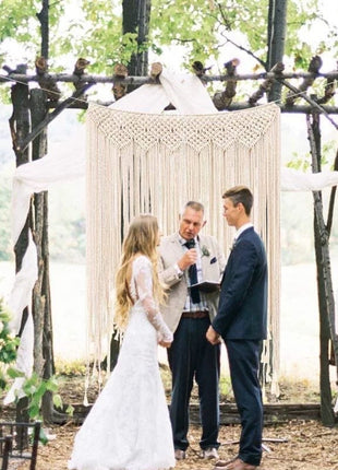 Rideau Fil Macramé </br> (L115cm x H100cm)