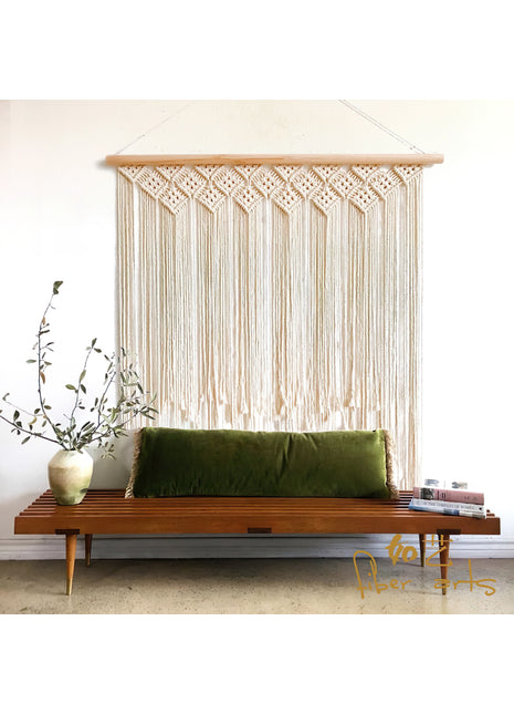 Rideau Fil Macramé </br> (L115cm x H100cm)