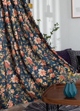Rideau Fleurs Vintage