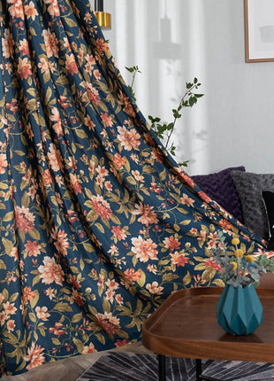 Rideau Fleurs Vintage