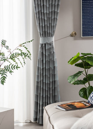 Rideau Gris Dégradé