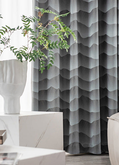 Rideau Gris Dégradé