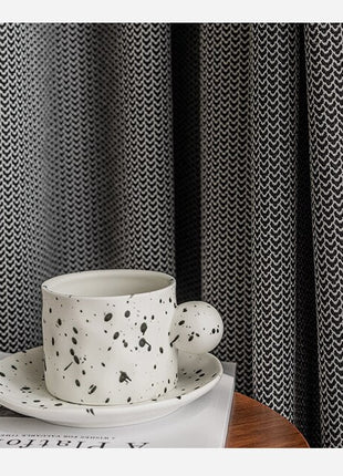 Rideau Jacquard style Japonais