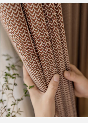 Rideau Jacquard style Japonais