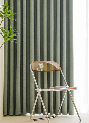 Rideau Lin Vert Sauge