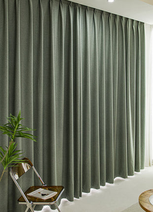 Rideau Lin Vert Sauge