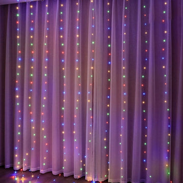 Rideau lumineux LED Decy, motifs de Noël