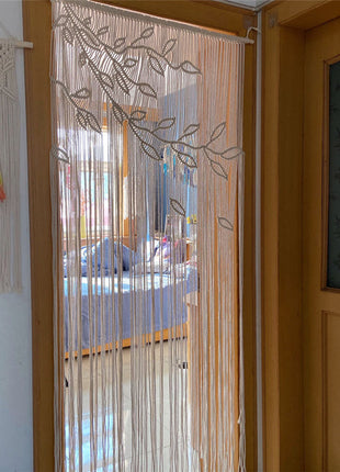 Rideau Macrame Blanc </br> (L95cm x 200cm)