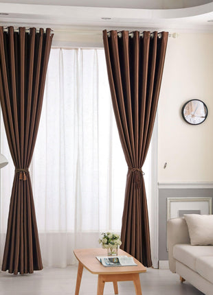 Rideau Marron Doré