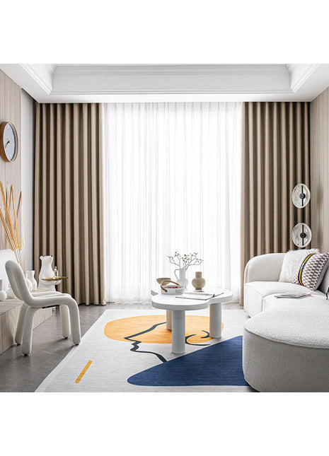 Rideau Moderne Beige Salon