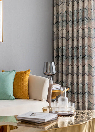 Rideau Moderne Geometrique