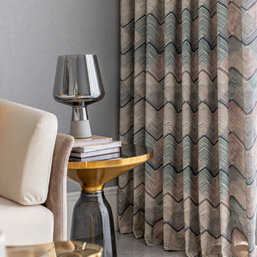 Rideau Moderne Geometrique