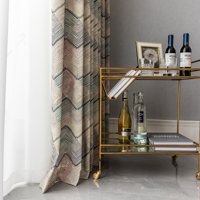 Rideau Moderne Geometrique