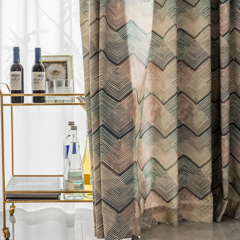 Rideau Moderne Geometrique