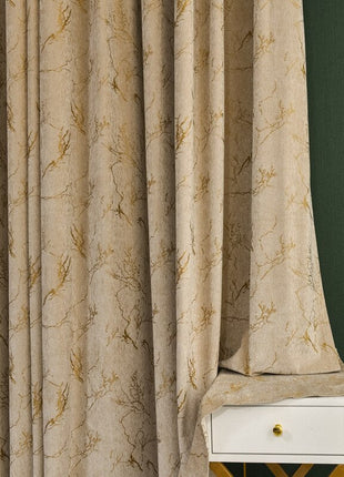 Rideau Motif Doré