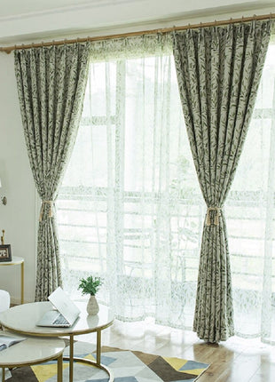 Rideau Motif Feuille