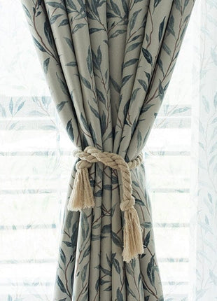 Rideau Motif Feuille