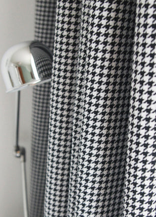 Rideau Noir et Blanc Moderne