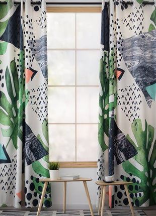 Rideau Occultant Motif Feuille